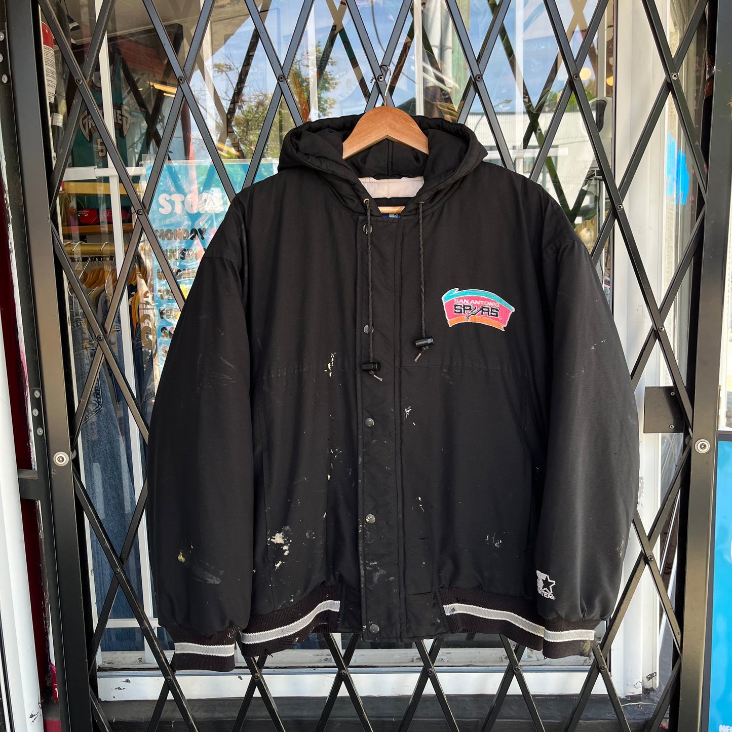 Vintage Starter San Antonio Spurs Jacket - Size M