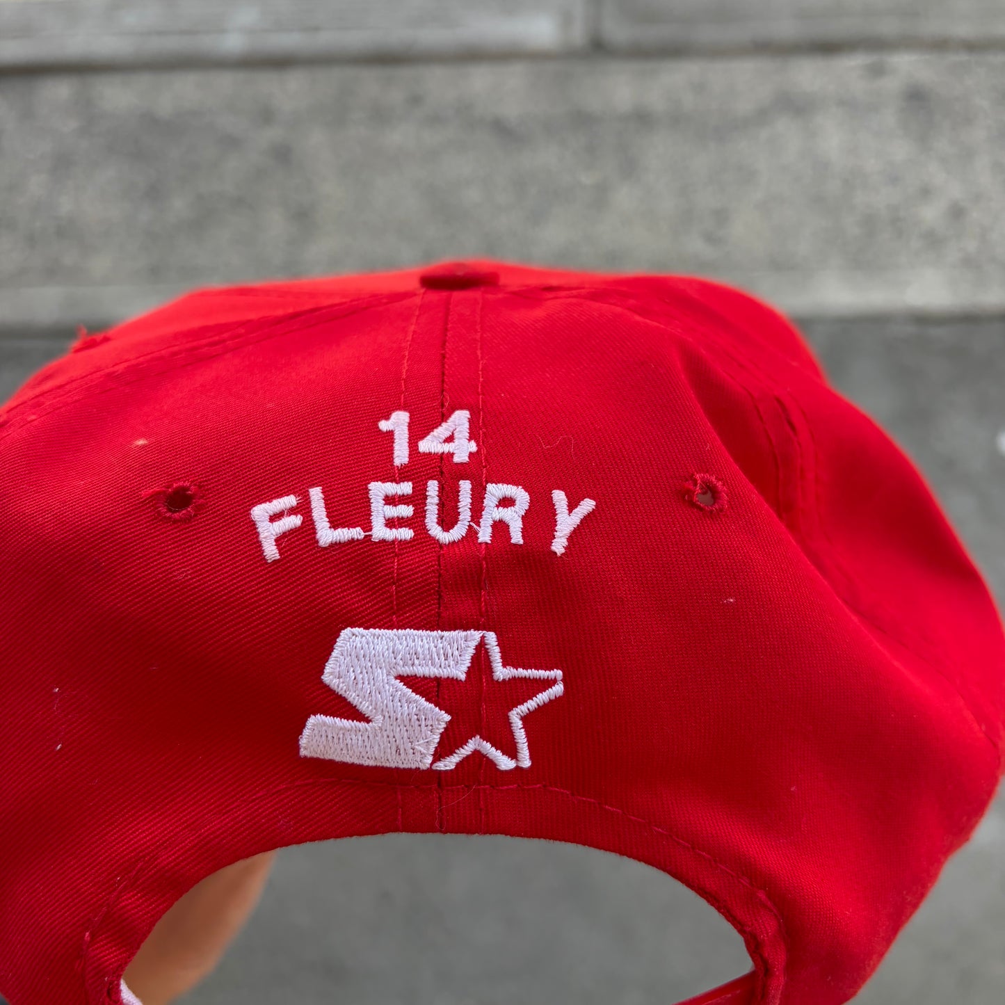Vintage Starter Calgary Flames Theoron Fleury SnapBack