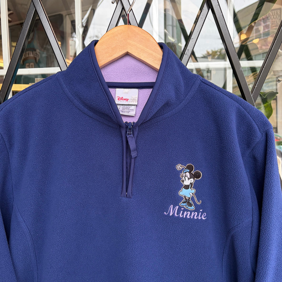 Vintage Disney Minnie Mouse Fleece Sweater - Size L