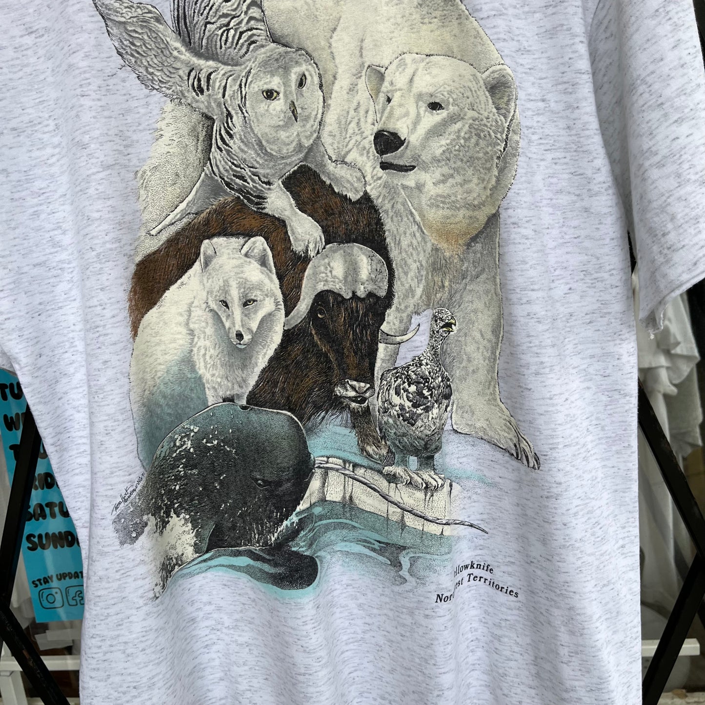 Vintage Animal Nature Tee - Size XL