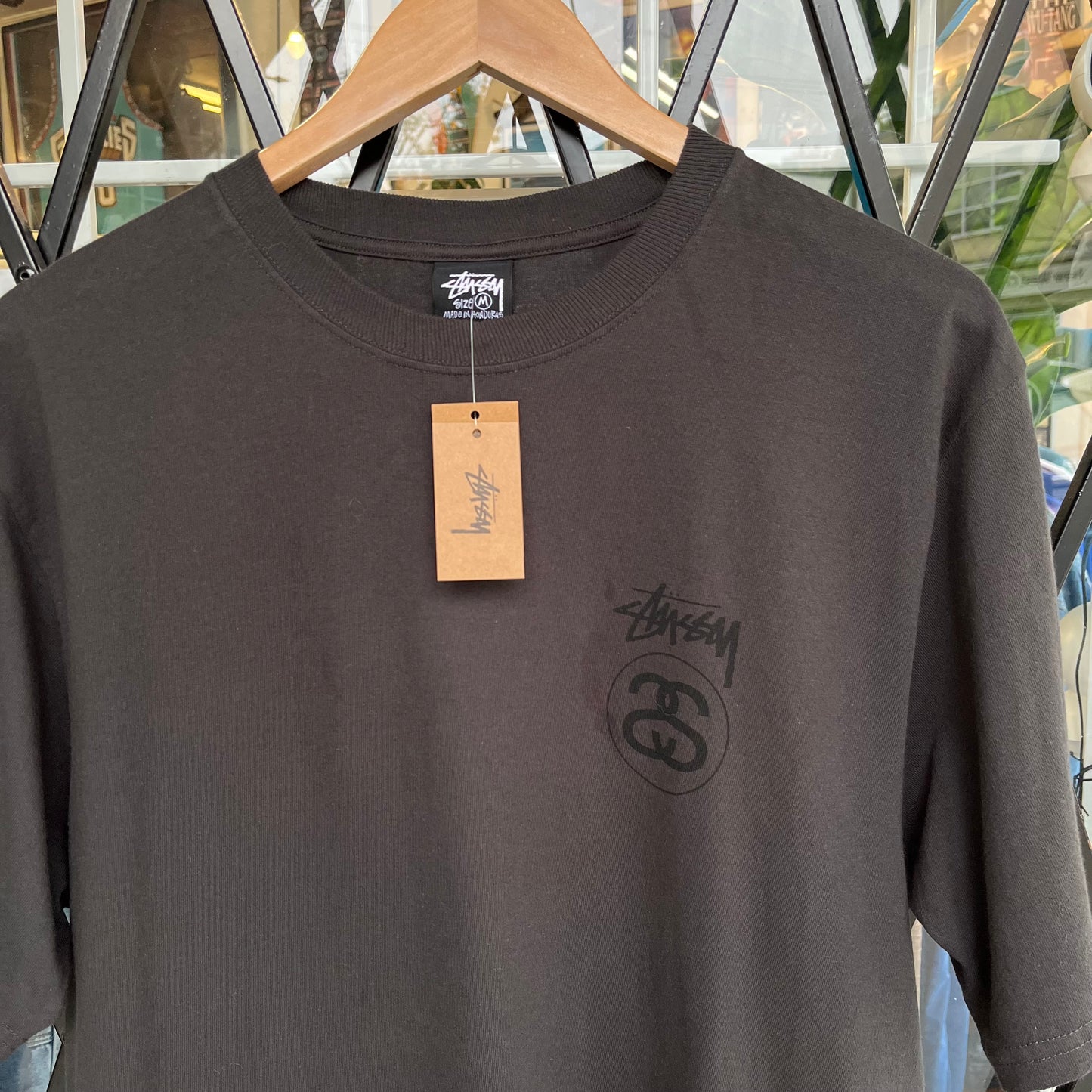 Stussy Stock Link Tee Faded Black - Size M