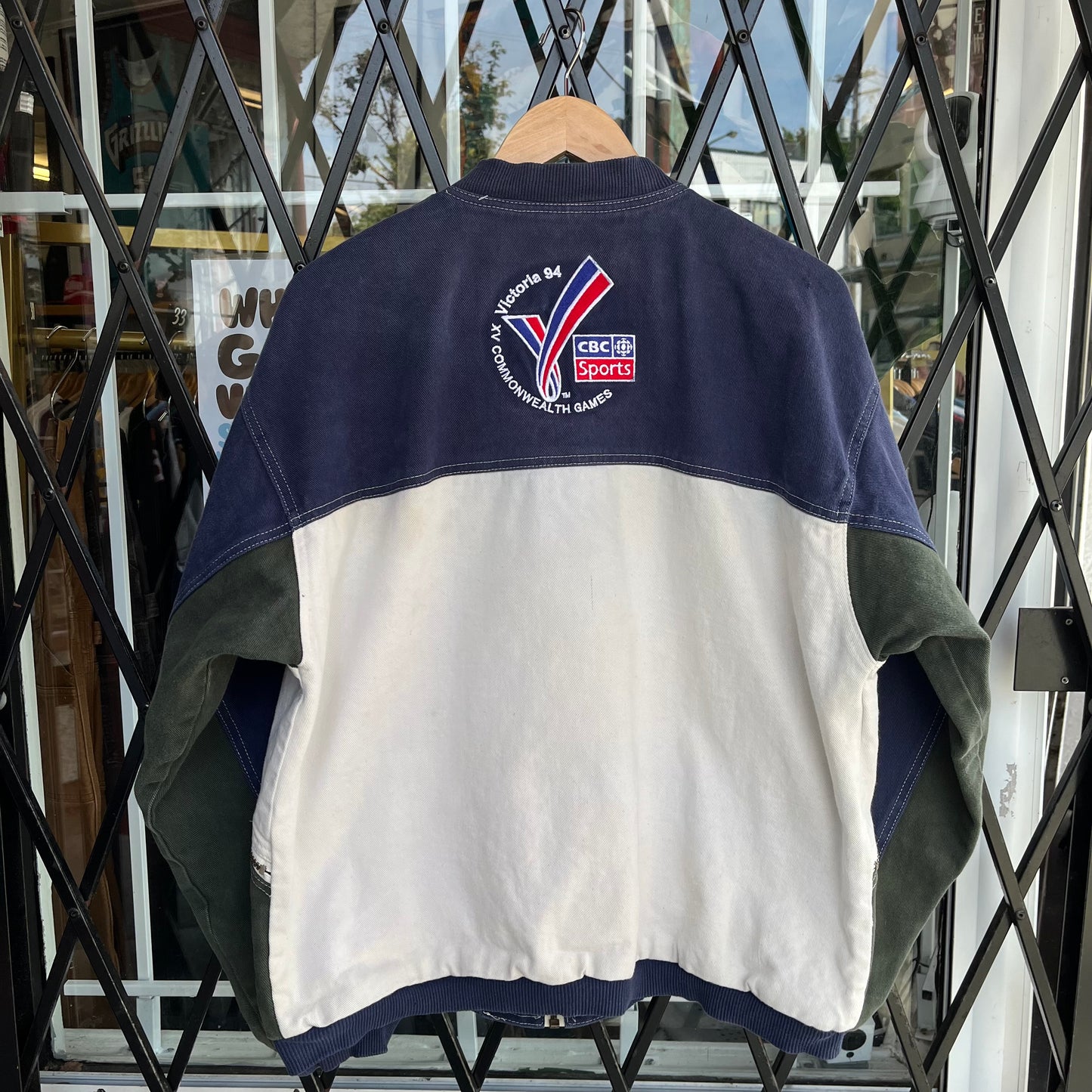 1994 Victoria Commonwealth Games CBC Sports Denim Jacket - Size M