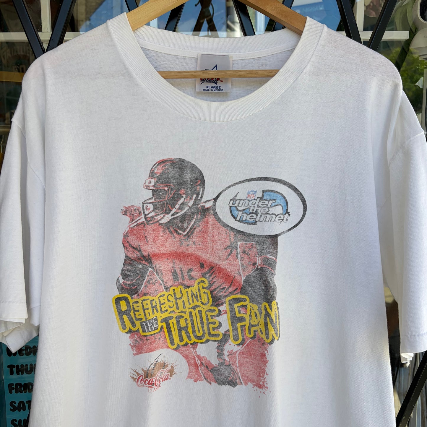 Vintage NFL Under the Helmet Tee - Size XL