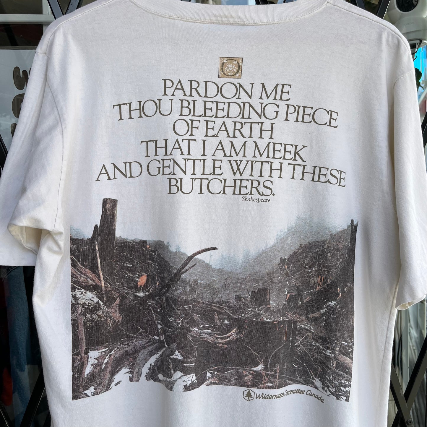 Vintage Wilderness Committee Canada Shakespeare Tee - Size L