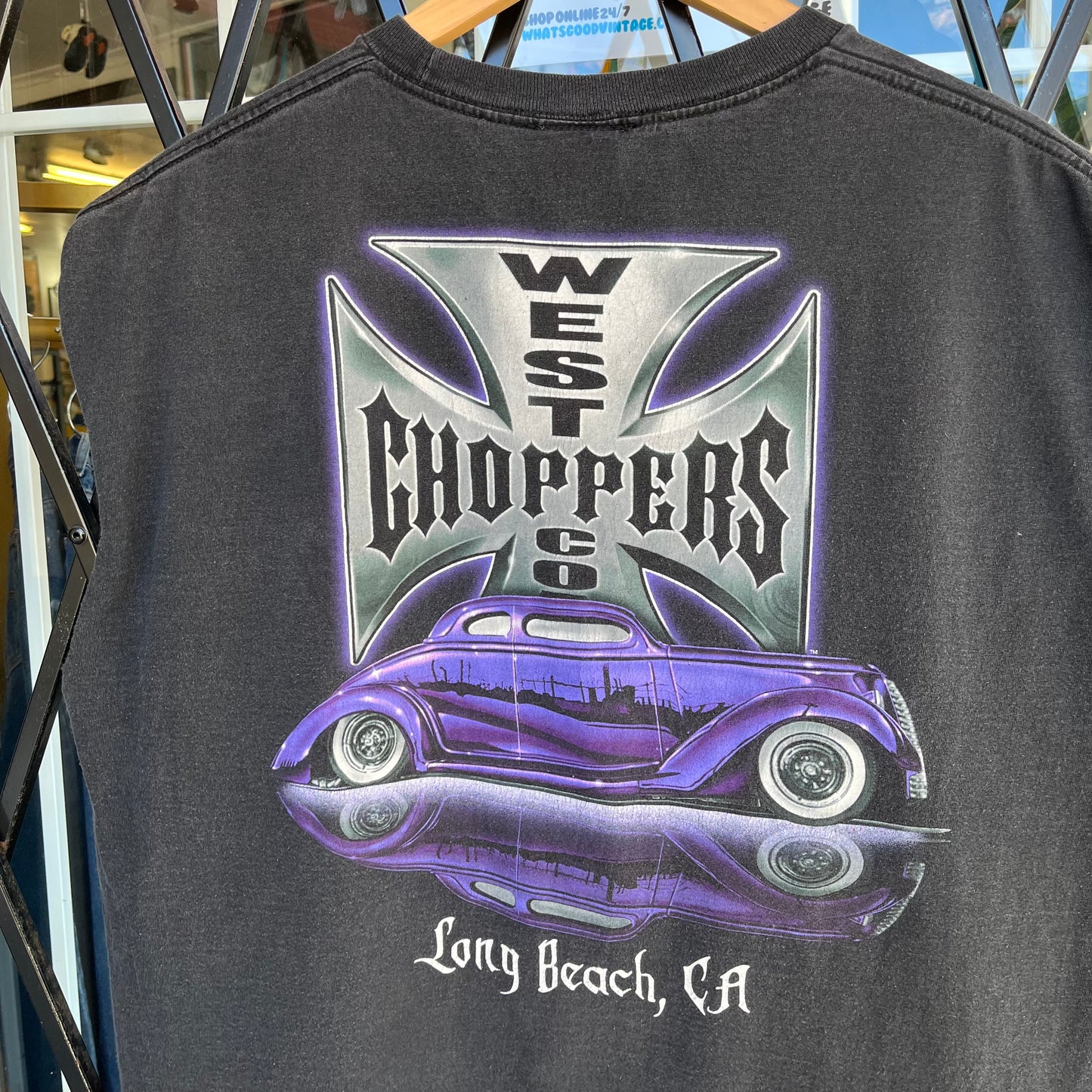 Vintage West Coast Choppers Cut Off Tee - Size XL