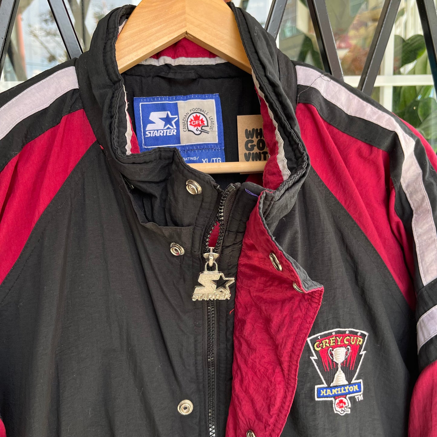 1996 Starter CFL Grey Cup Hamilton Jacket - Size XL