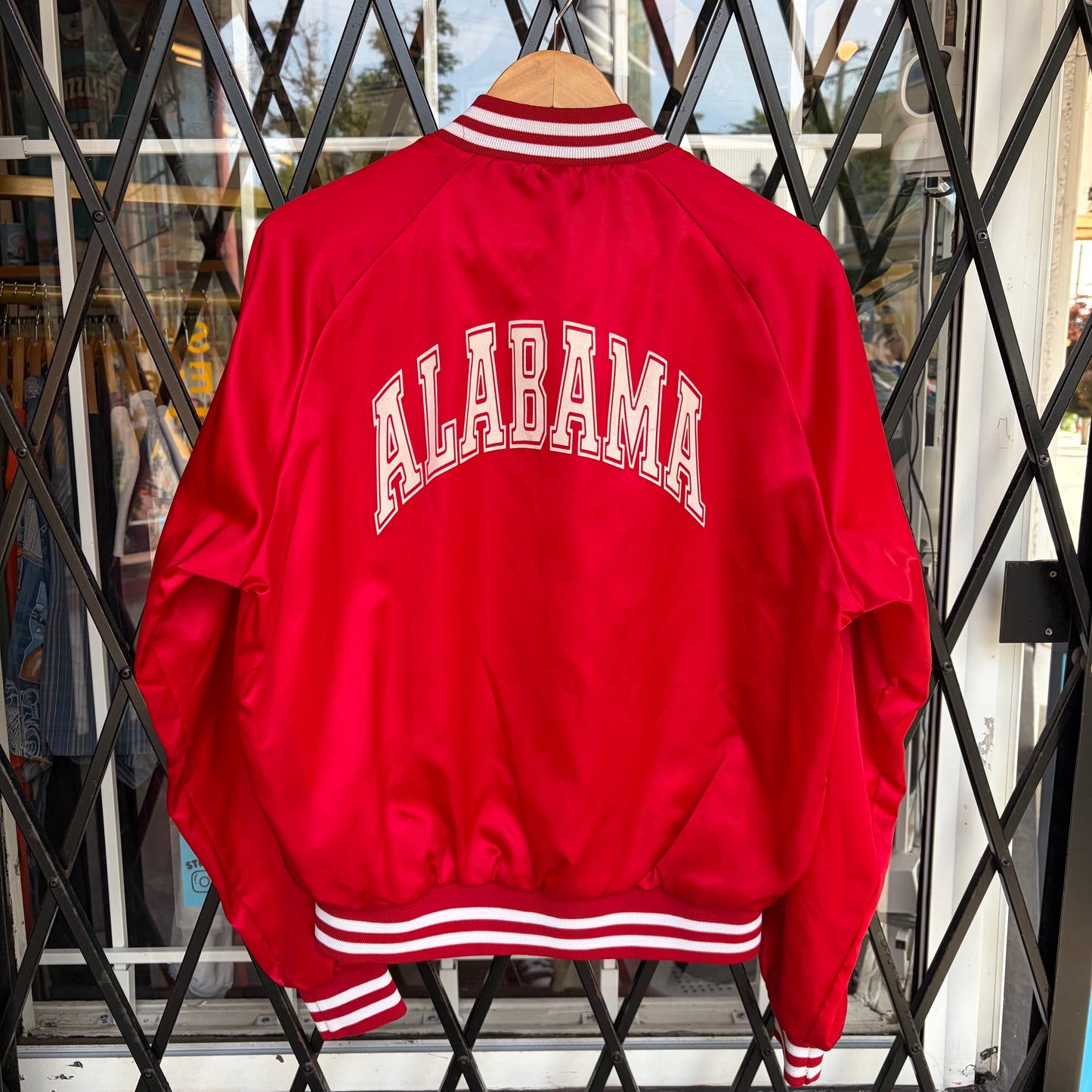 1980’s University of Alabama Crimson Tide Satin Jacket - Size L
