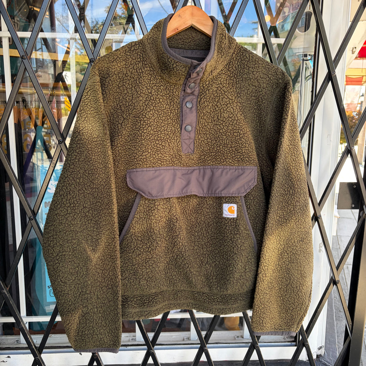Carhartt Snap Fleece Sweater - Size M