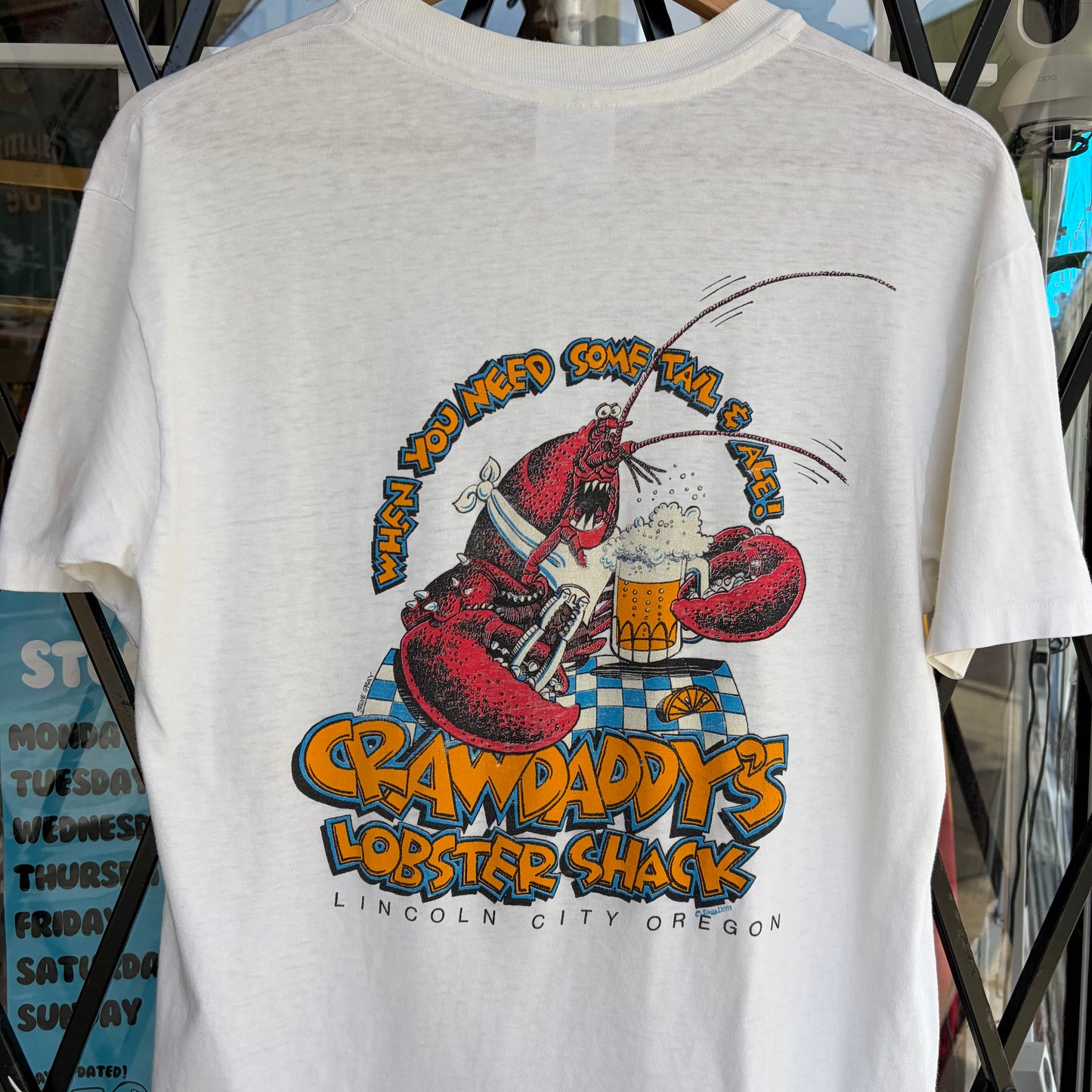 Vintage Crawdaddy’s Lobster Shack Tee - Size M