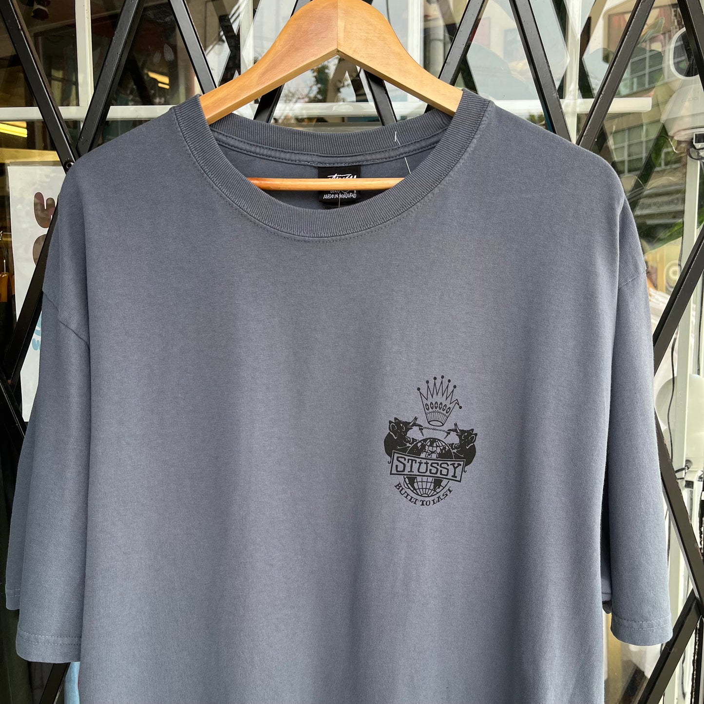 Stussy Built To Last Tee Navy - Size XL