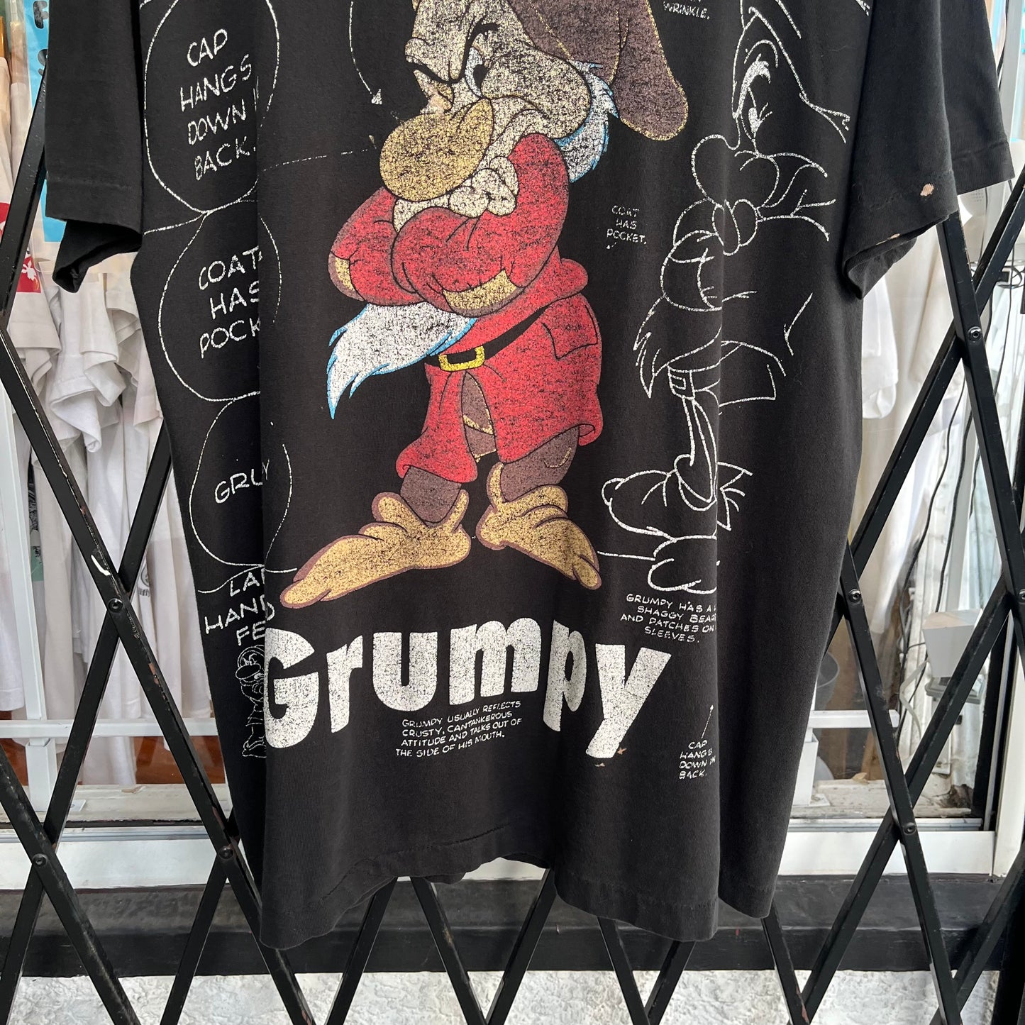 Vintage Disney Snow White Grumpy Tee - Size XL