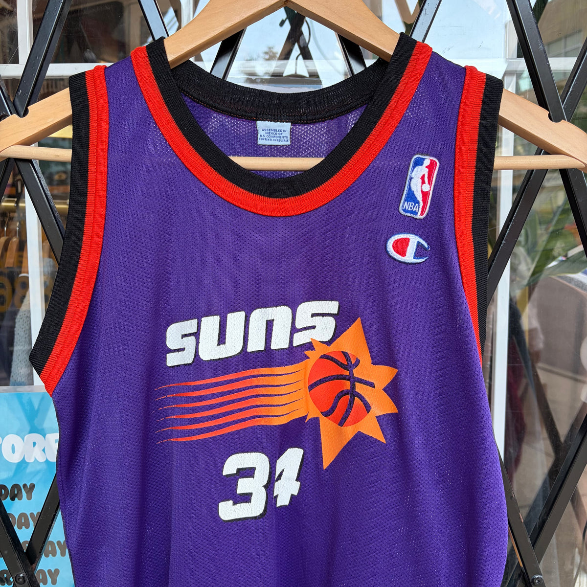 Vintage Champion Charles Barkley Suns Jersey - Size Youth L