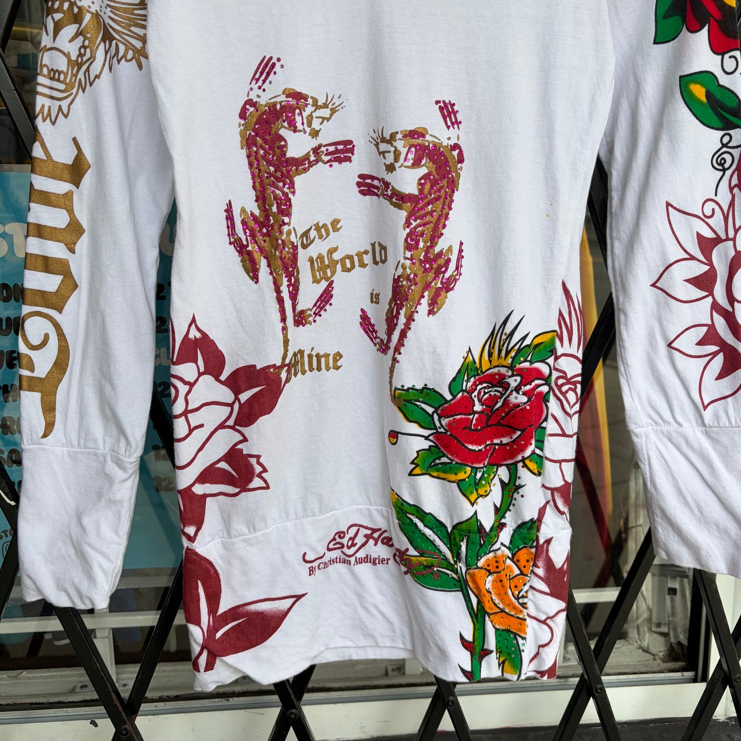 Y2K Ed Hardy Long Sleeve - Size Women’s XL