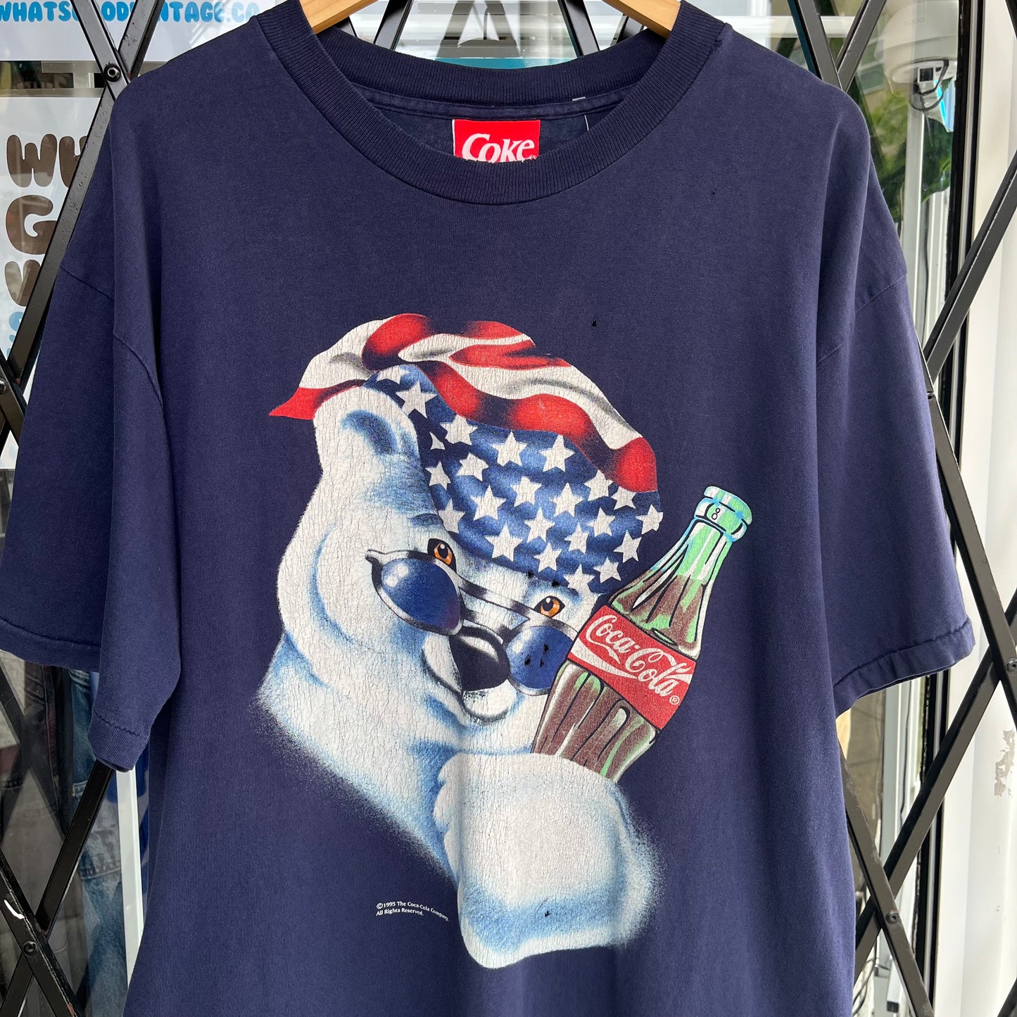 1995 Coca Cola Bear Tee - Size XL