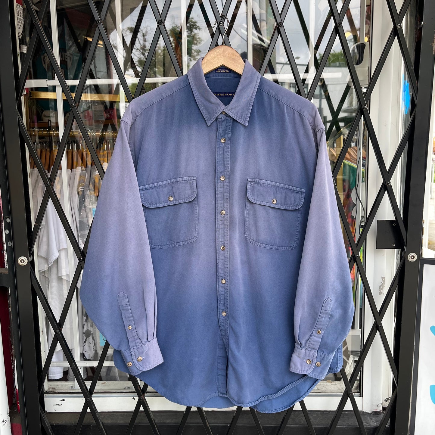Vintage Faded Oversized Button Up Shirt - Fits Size XXL