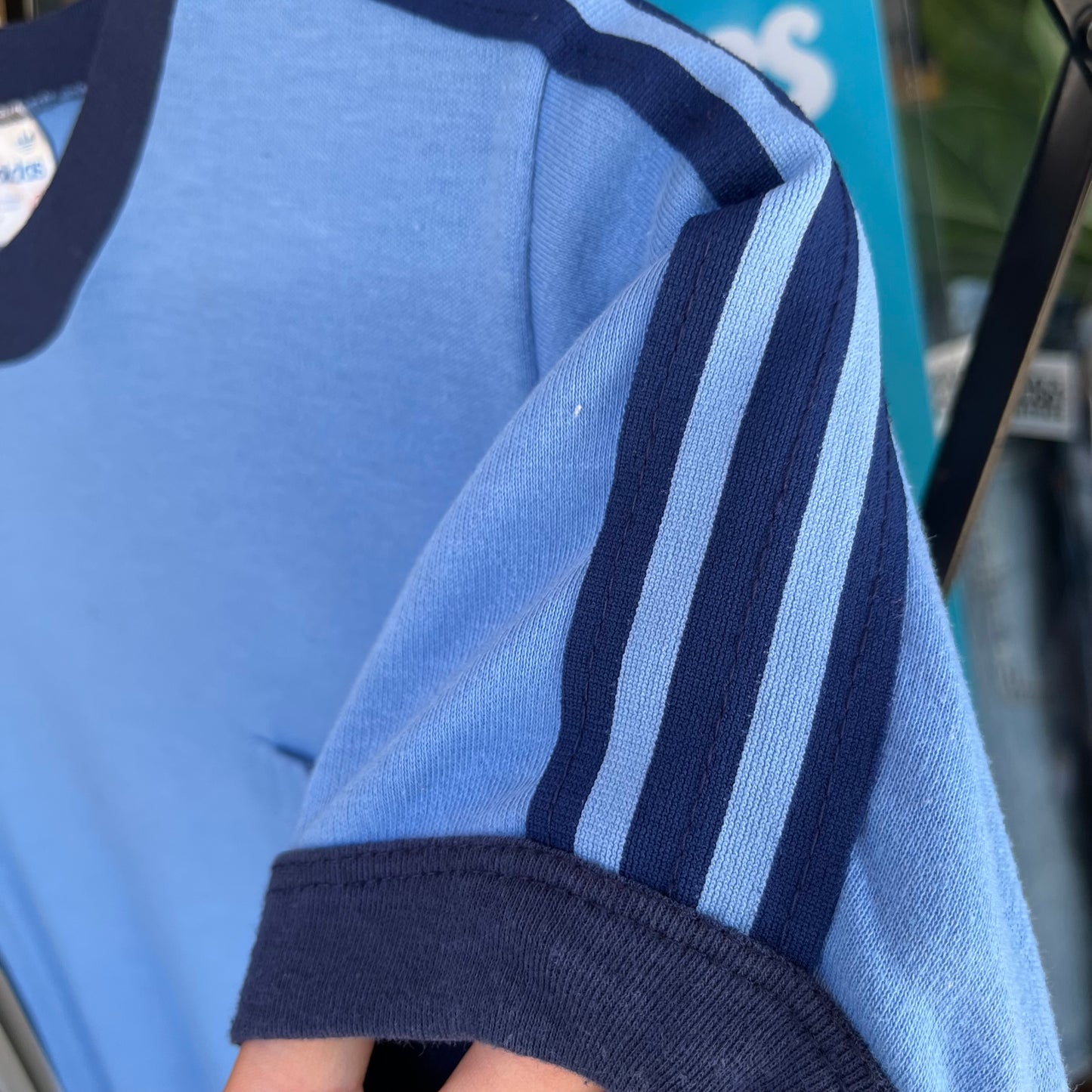 1980’s Adidas Ringer Pocket Tee - Size M