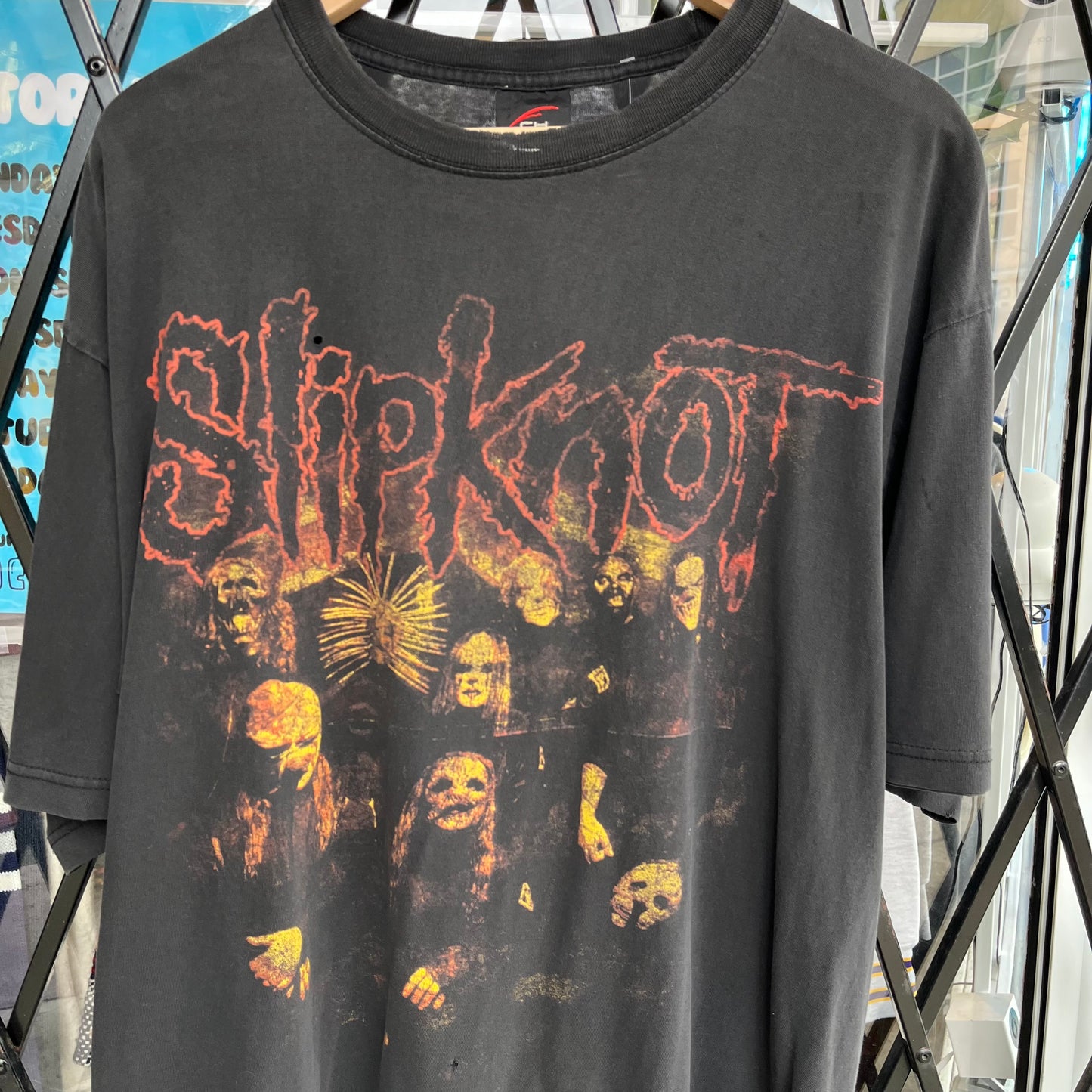 Thrashed Vintage Slipknot Tee - Size XL