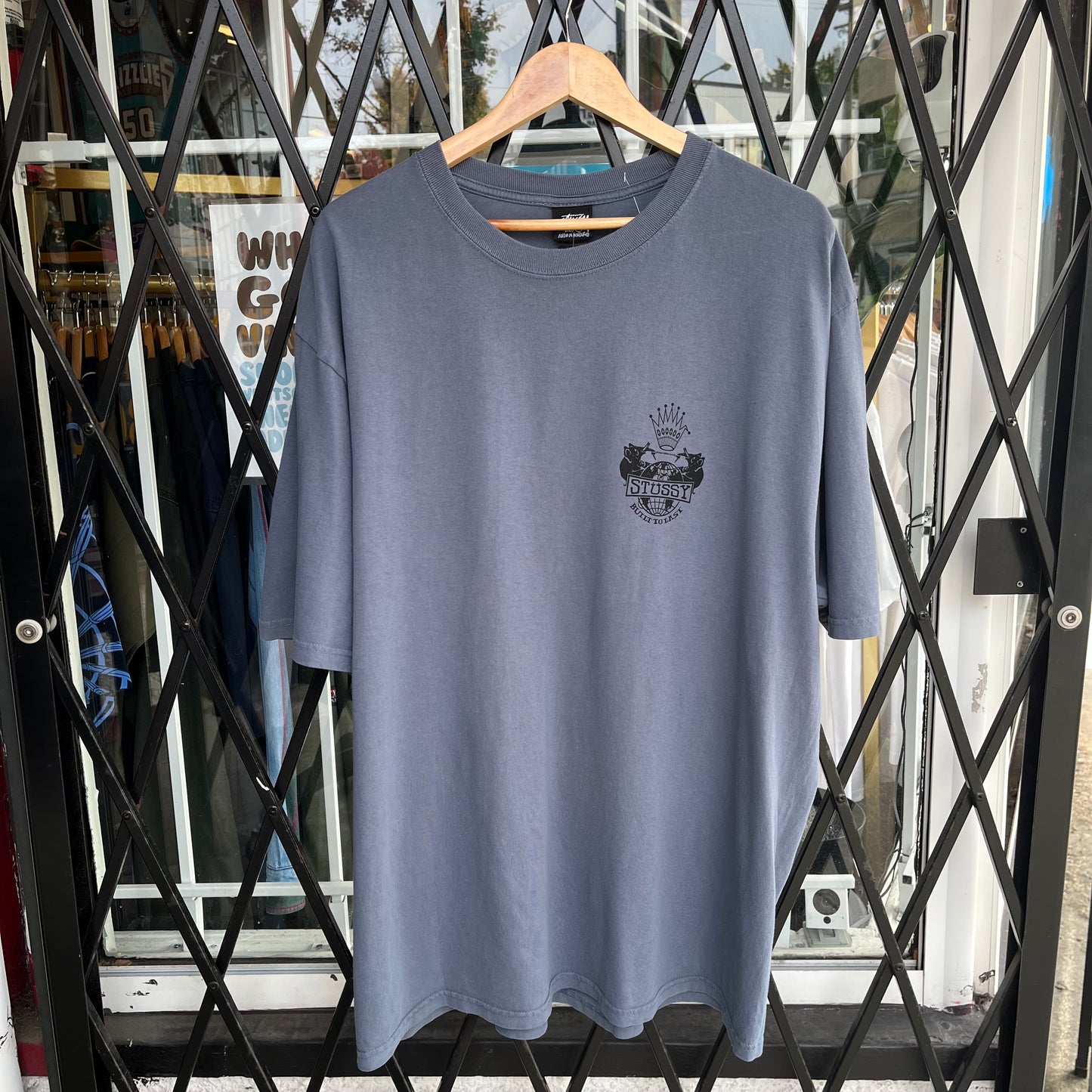 Stussy Built To Last Tee Navy - Size XL