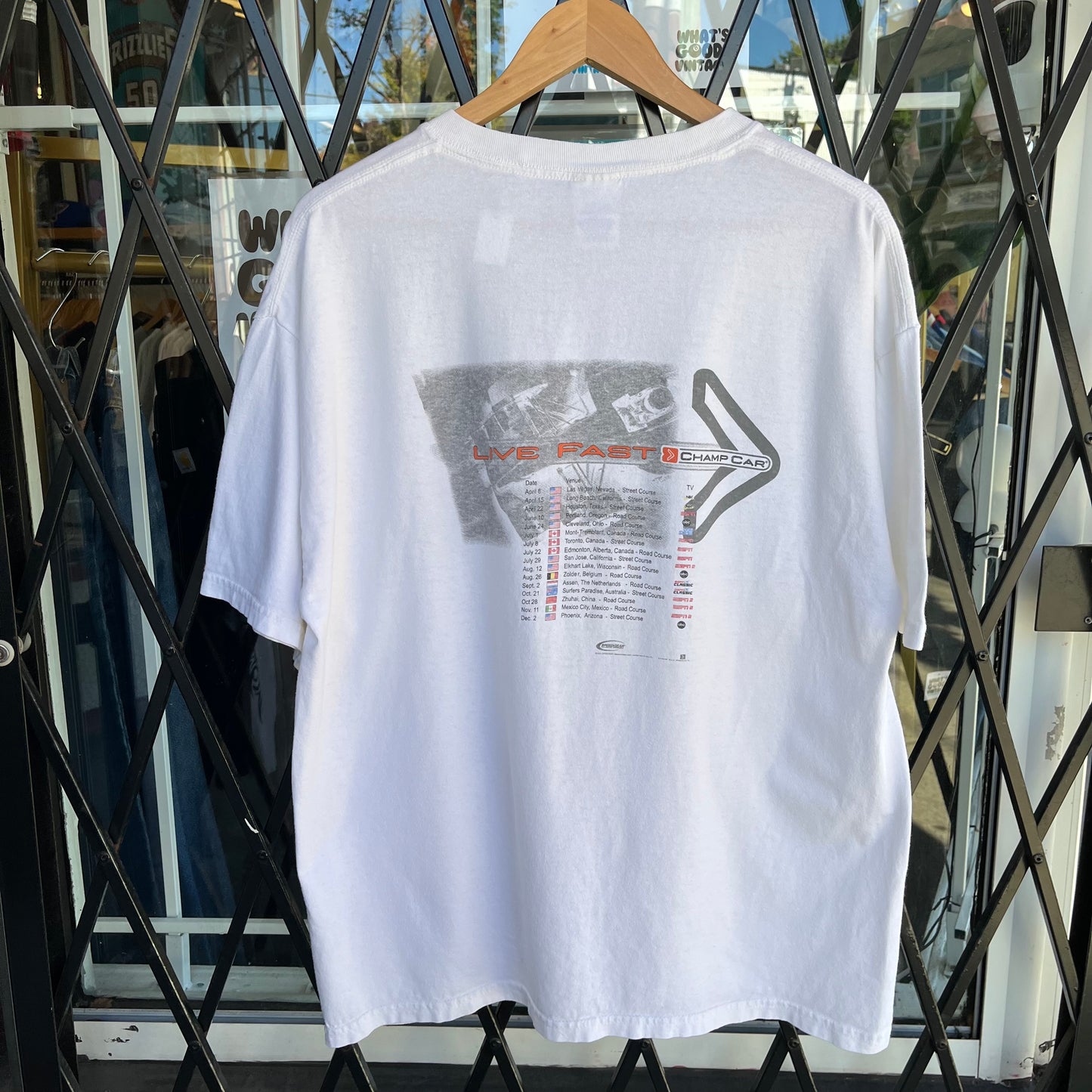 2007 Live Fast Champ Car Tee - Size XL