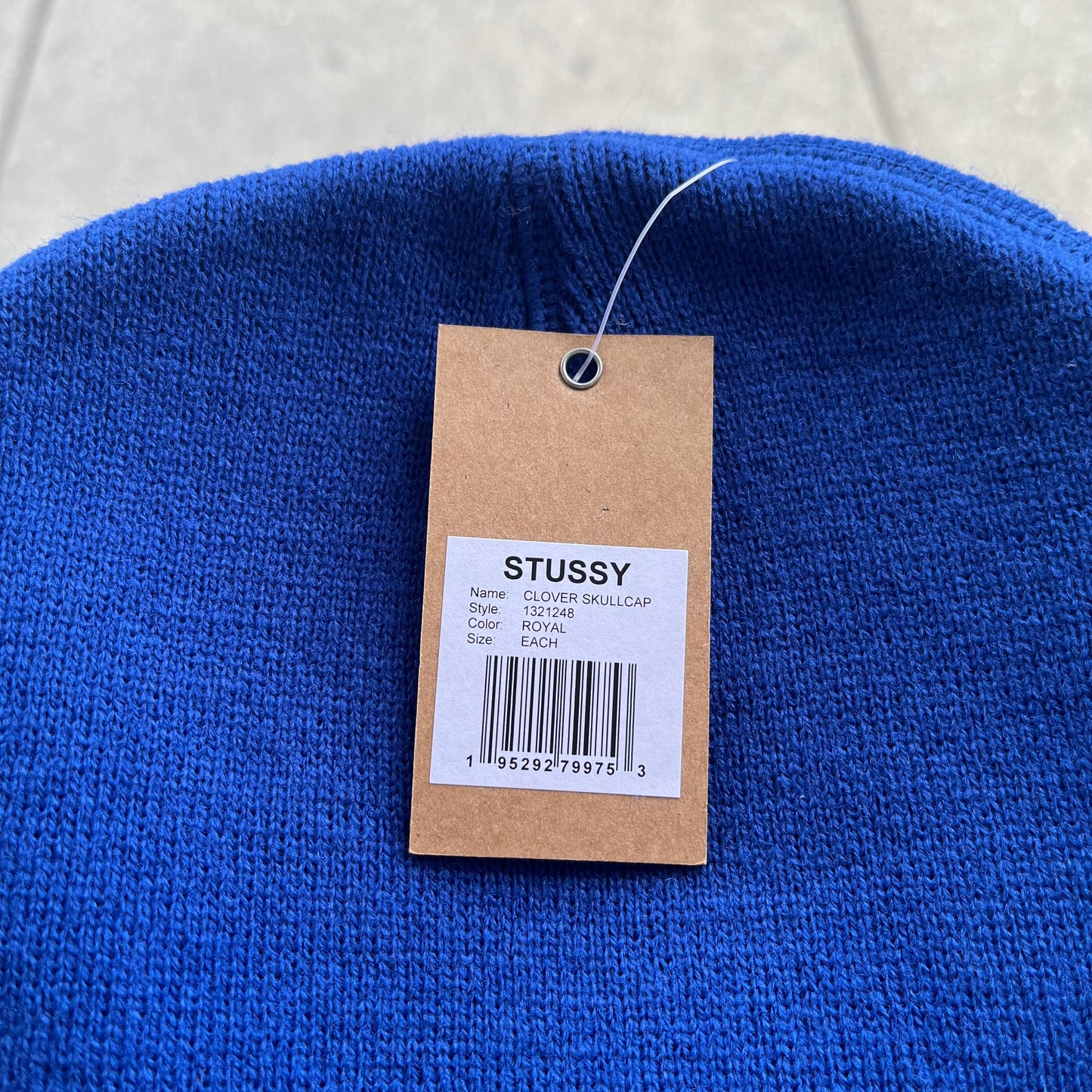 Stussy Spade Skullcap Royal Blue