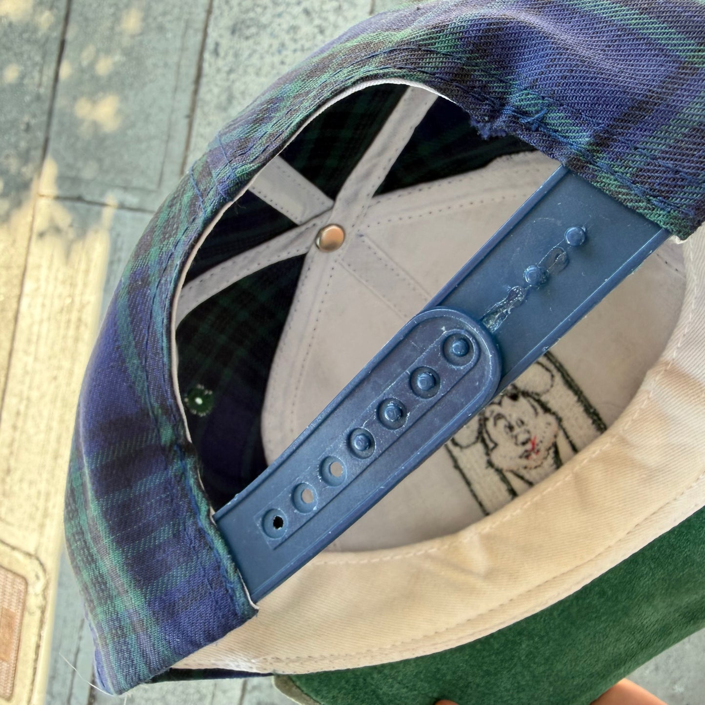 Vintage Disney Mickey Plaid SnapBack