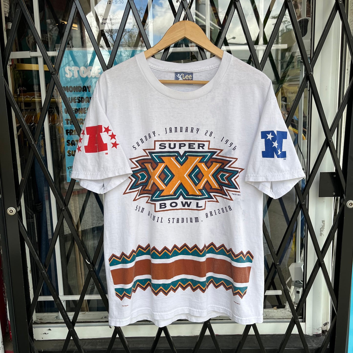 1996 Super Bowl Sunday Tee - Size L