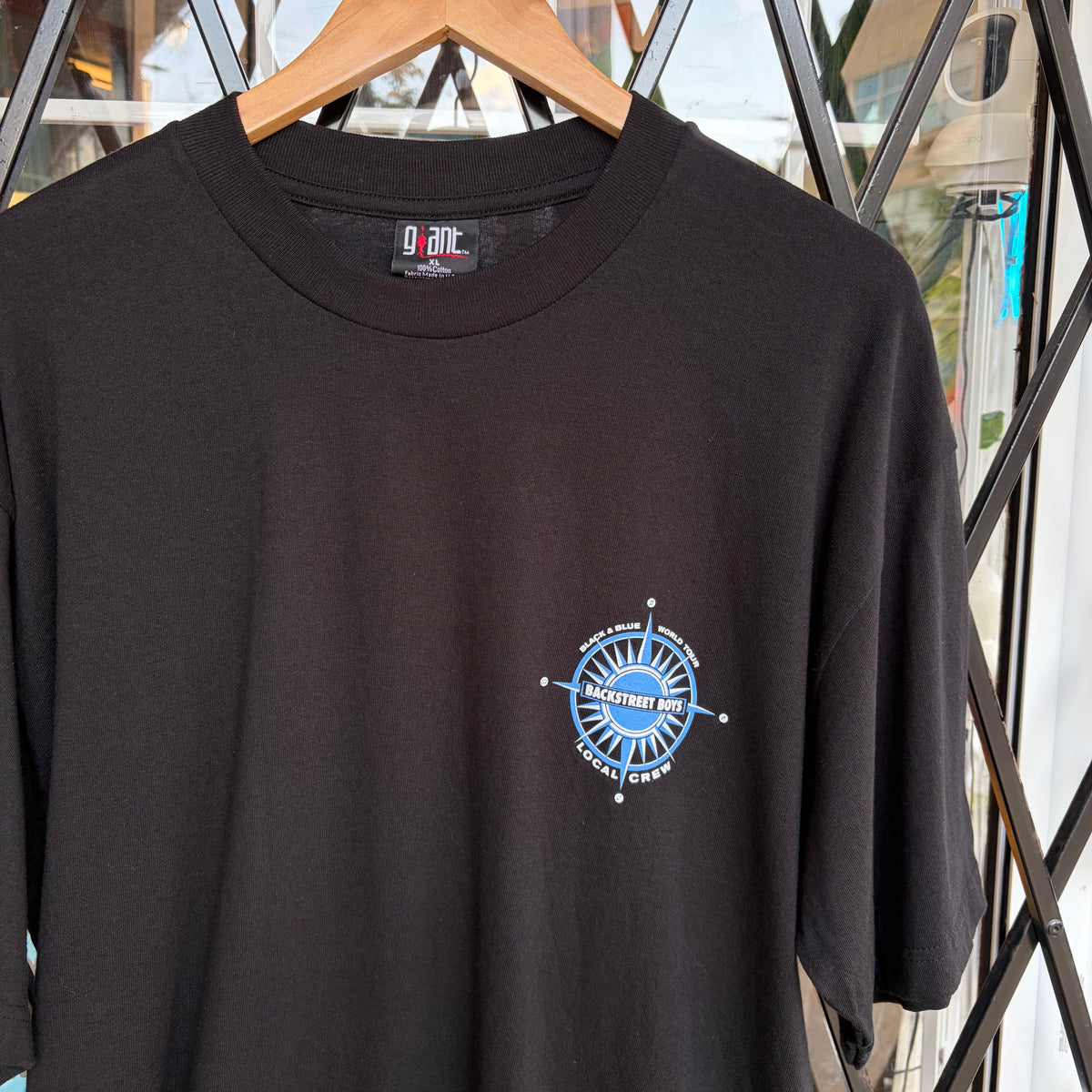 2001 Backstreet Boys Black & Blue Local Crew Tour Tee - Size XL