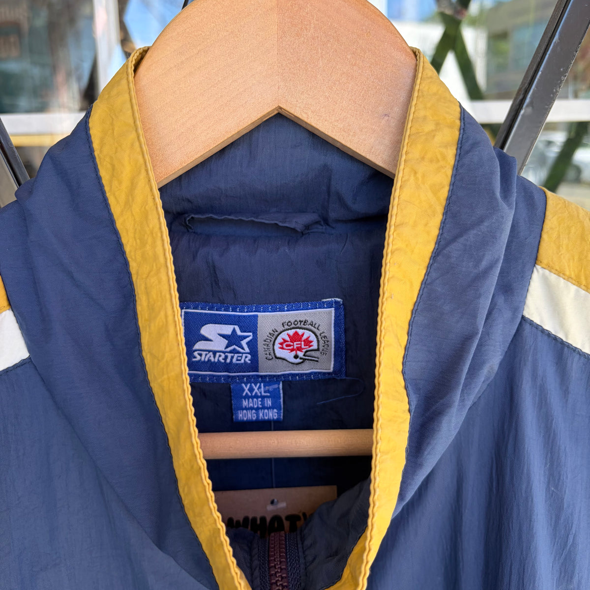 Vintage Starter Winnipeg Blue Bombers Windbreaker - Size XXL