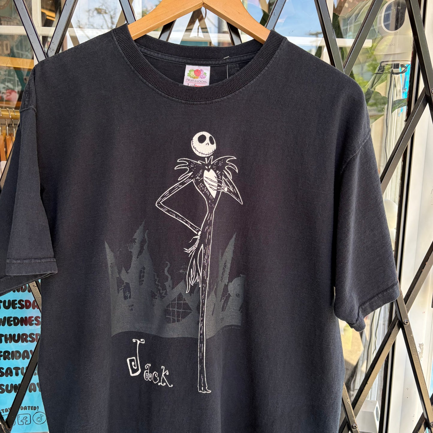 Nightmare Before Christmas Jack Skeleton Tee - Size XL