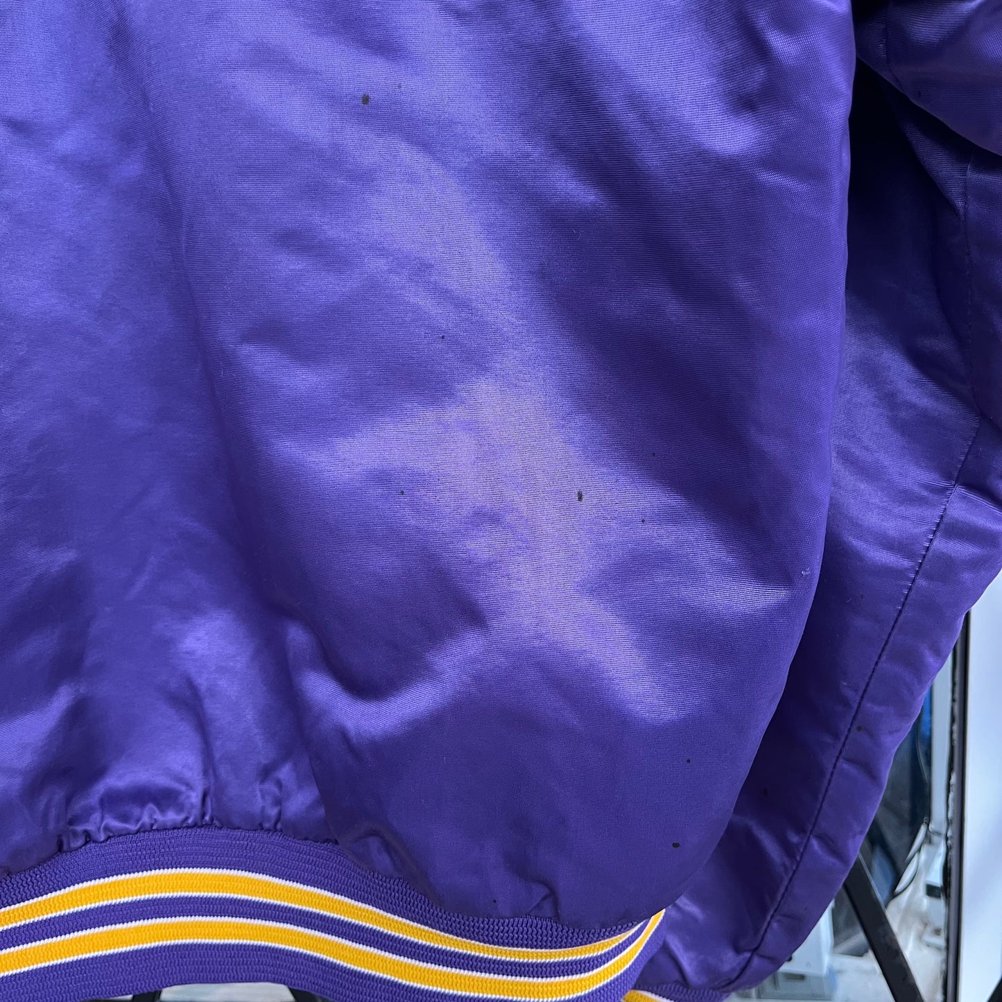 Vintage Chalk Line Minnesota Vikings Satin Jacket - Size L