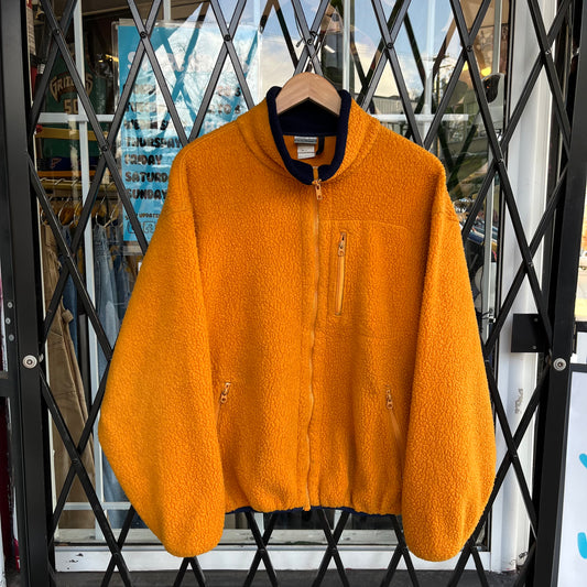 Vintage LL Bean Deep Pile Fleece Jacket - Size XL