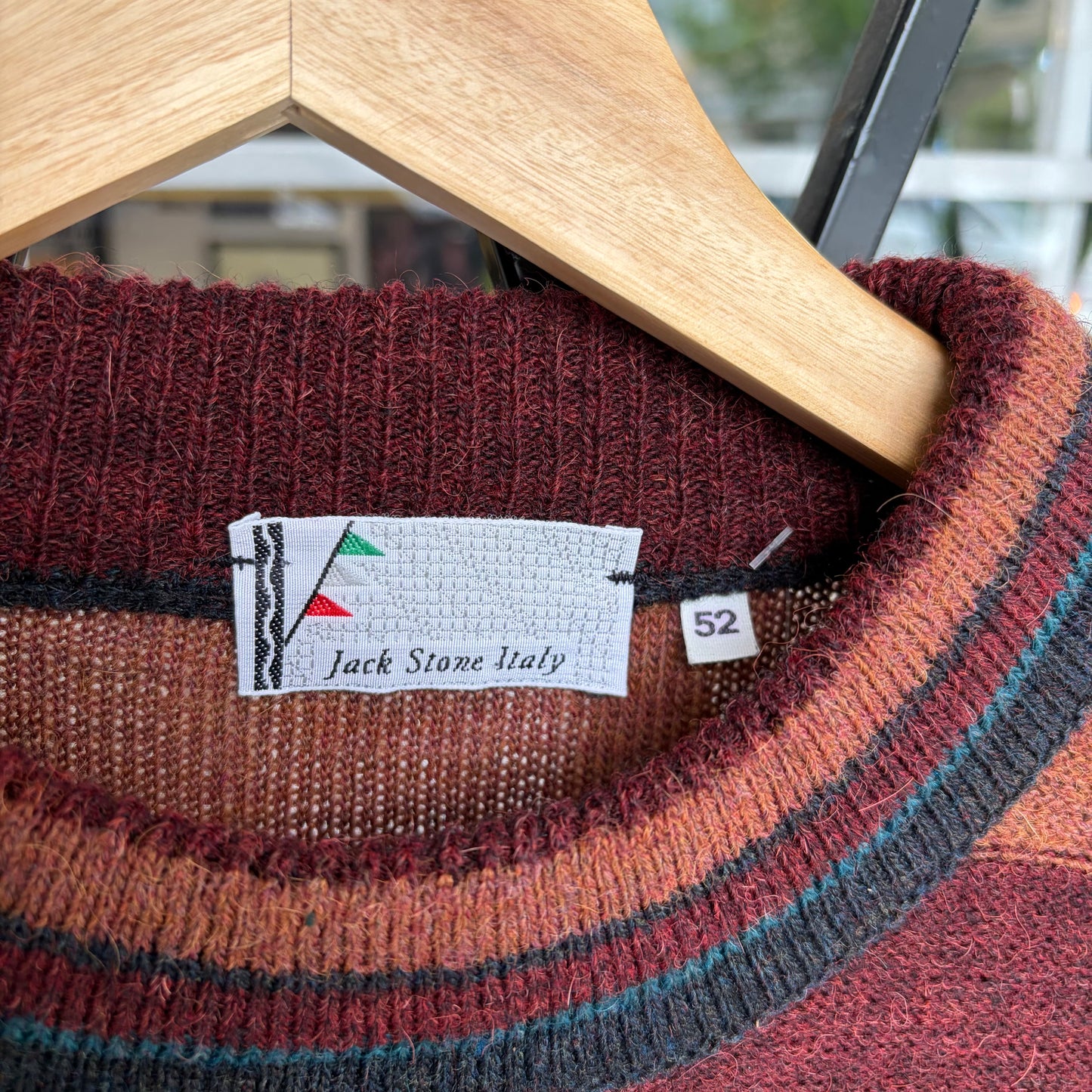 Vintage 3D Knit Sweater - Size L