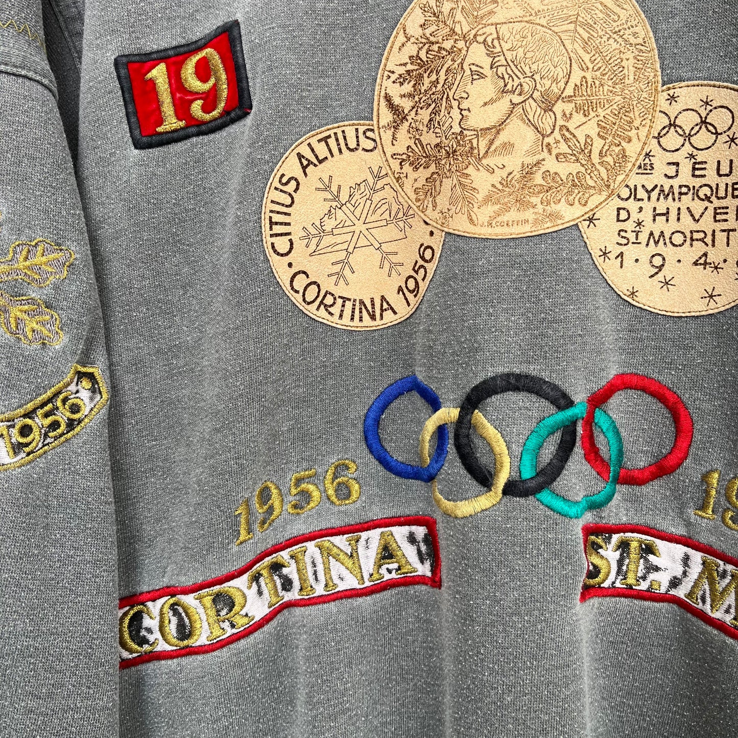 1980’s Adidas Olympic Crewneck - Size L