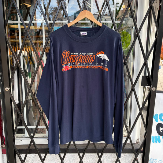 2005 Denver Broncos Long Sleeve - Size XL