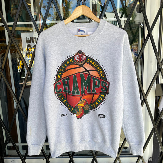 1996 Seattle SuperSonics WCF Championship Crewneck - Size M