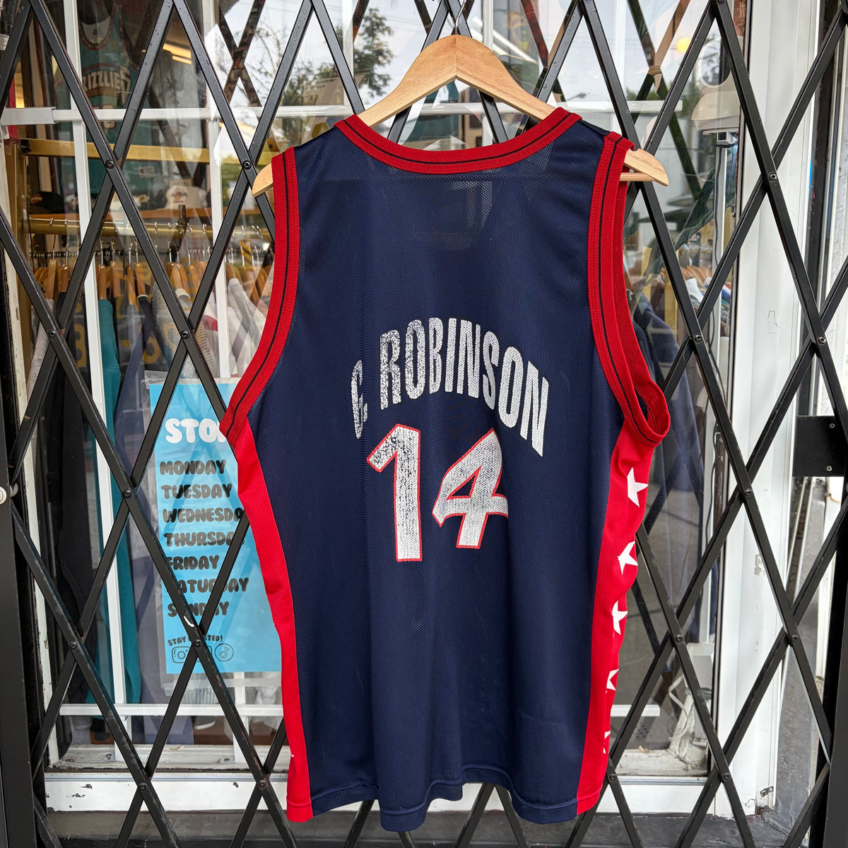 Vintage Champion USA Olympic Robinson Jersey - Size 48 (XL)