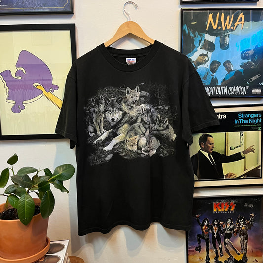 Vintage Wolves Tee - Size L