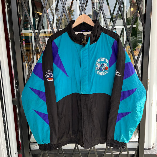 Vintage Apex One Charlotte Hornets Jacket - Size XL