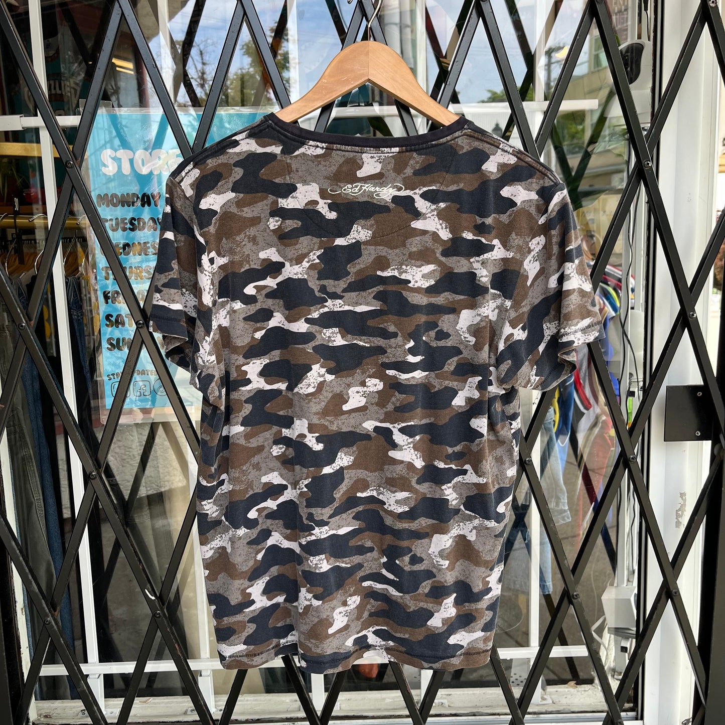 Ed Hardy Camo Tee - Size L