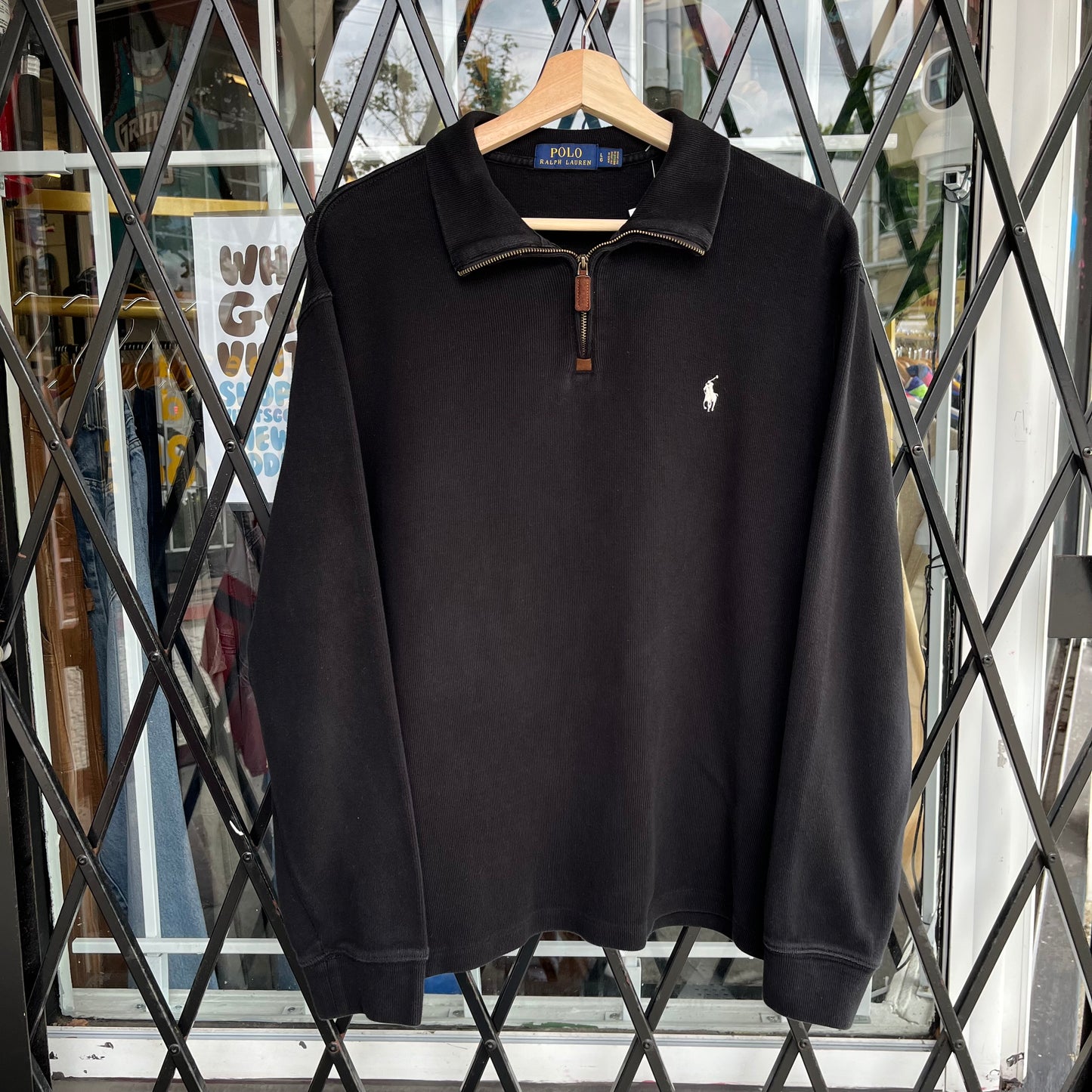 Polo Ralph Lauren Quarter Zip Sweater - Size L