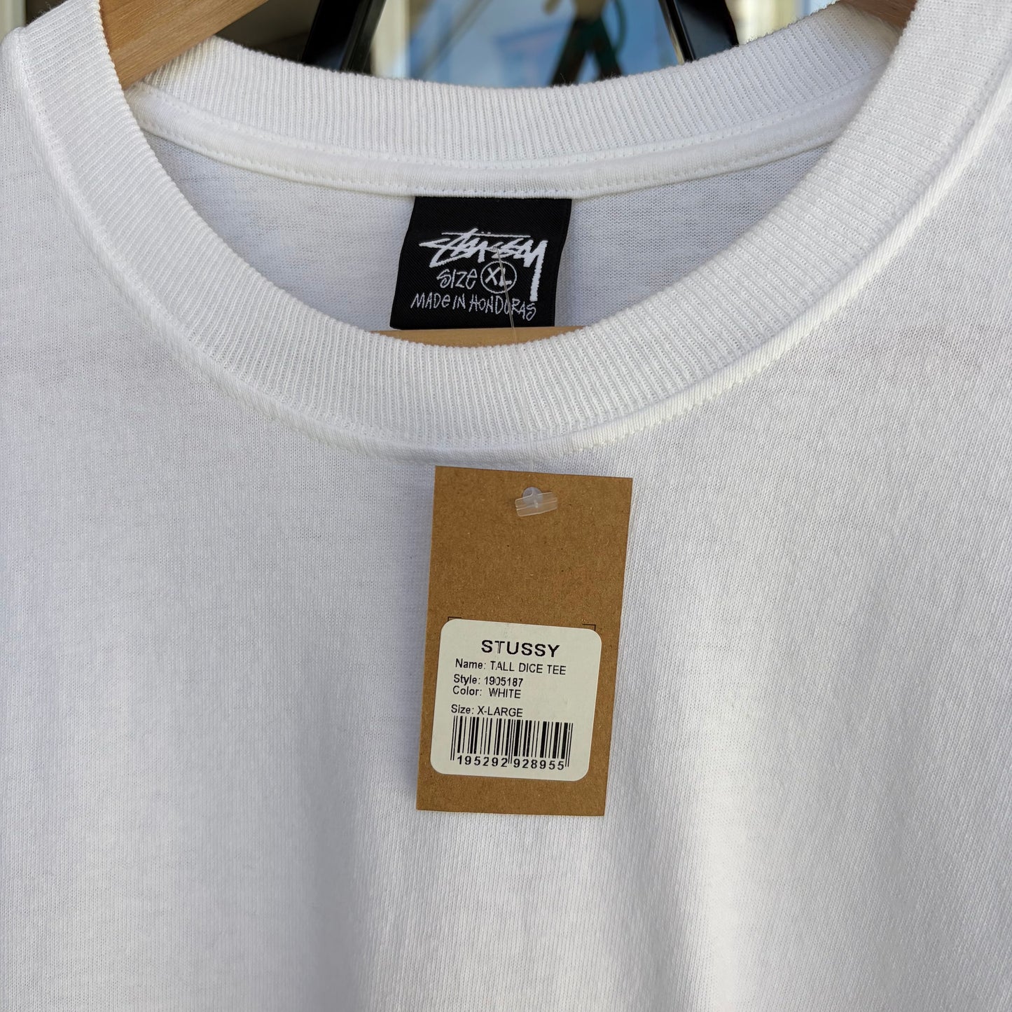 Stussy Tall Dice Tee White - Size XL