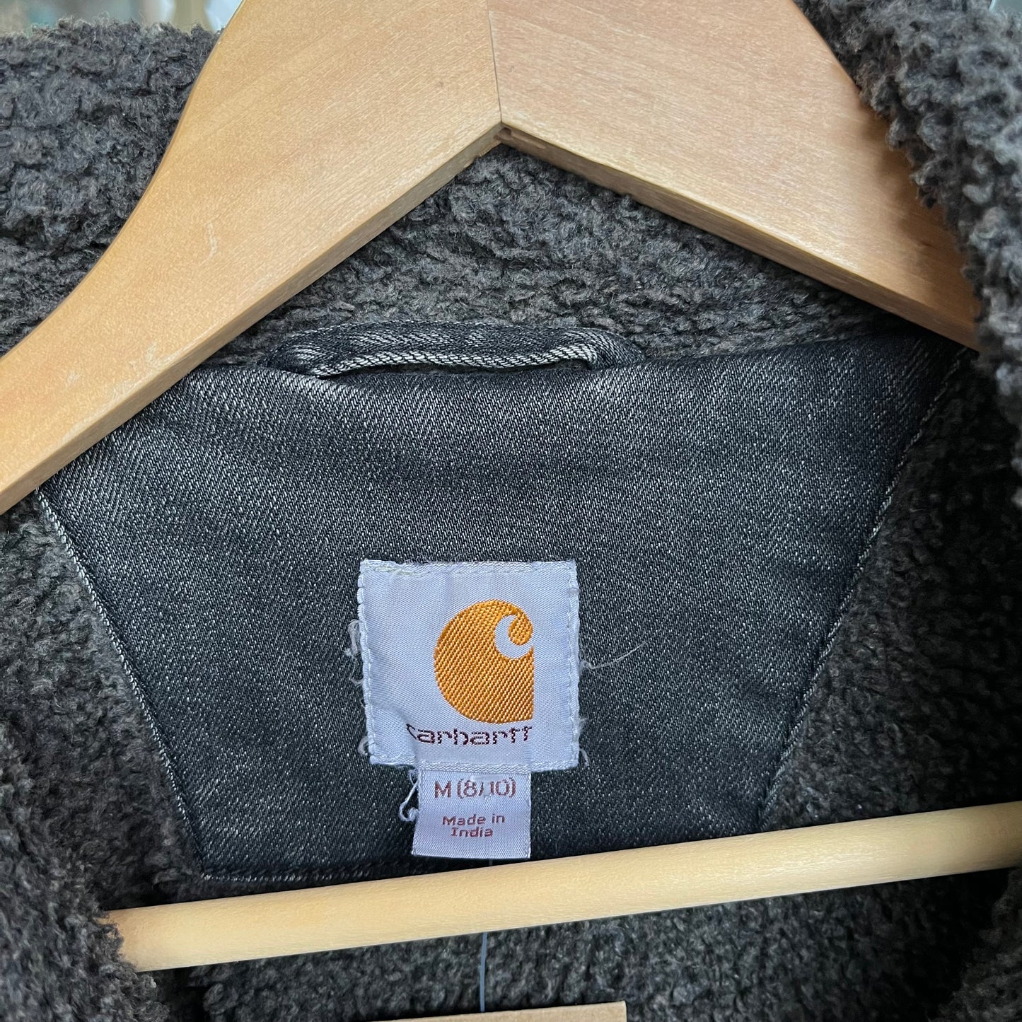 Carhartt Sherpa Lined Denim Jacket - Size Womens M