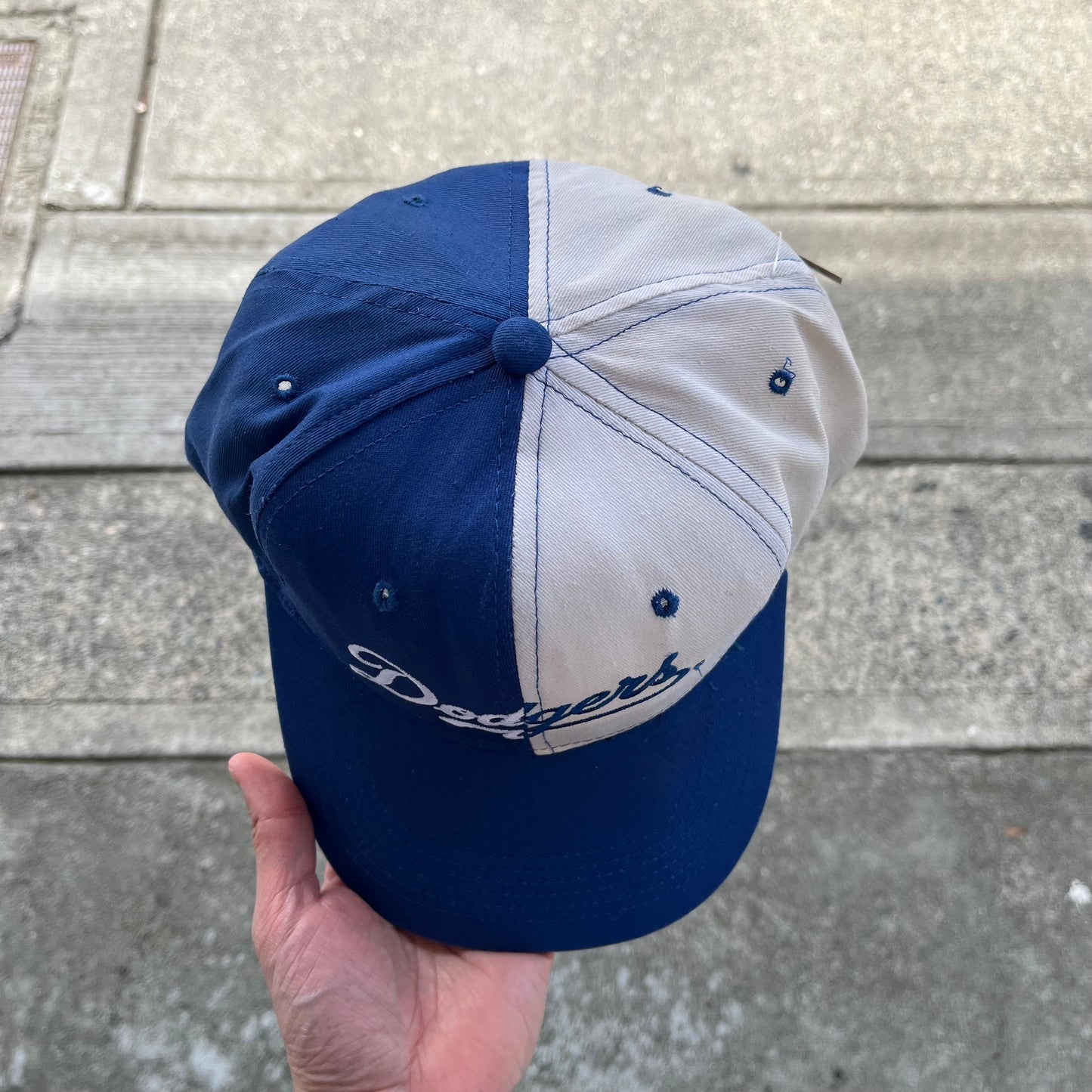 Vintage LA Dodgers Split Snapback