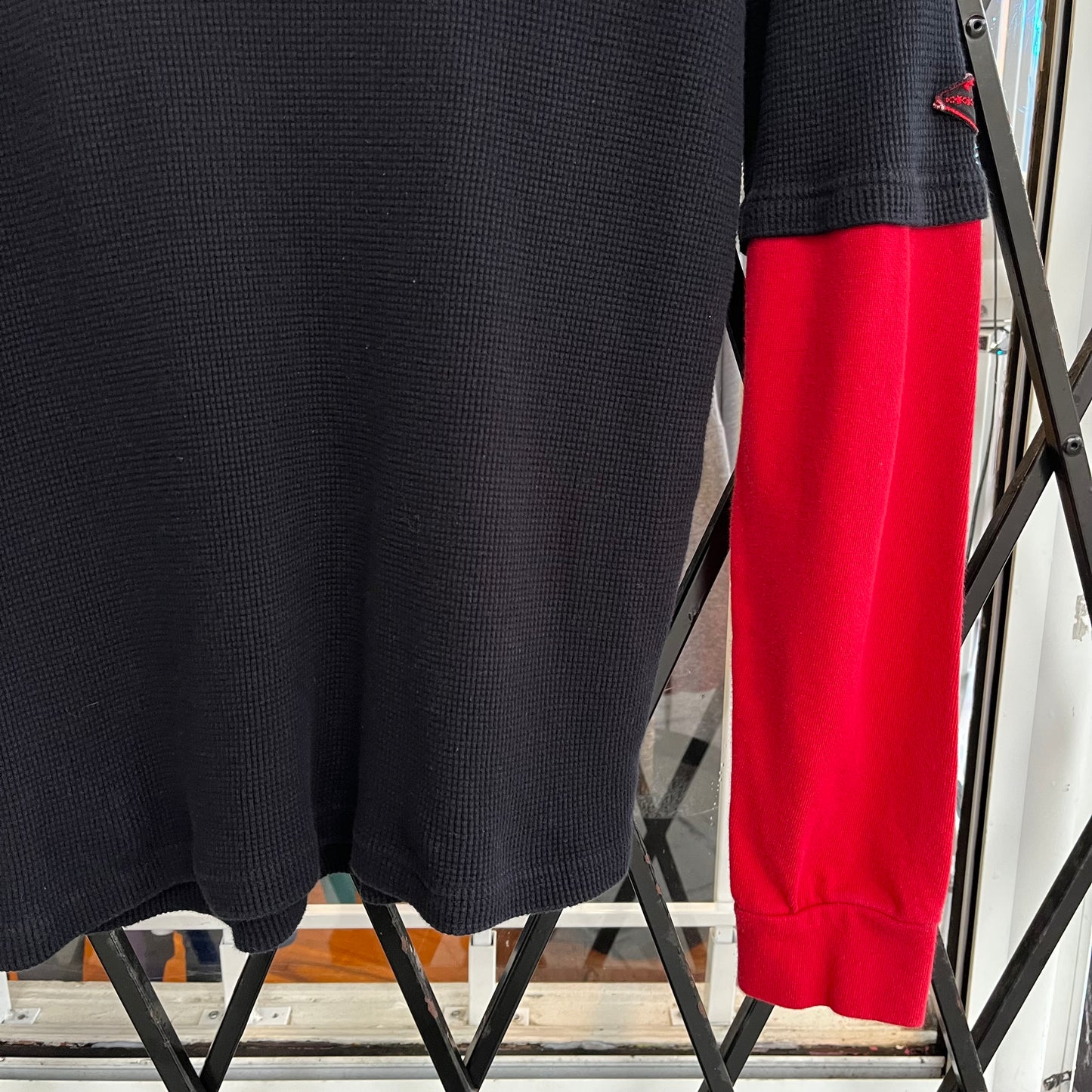 Y2K Cowboy Up Thermal Long Sleeve - Size M