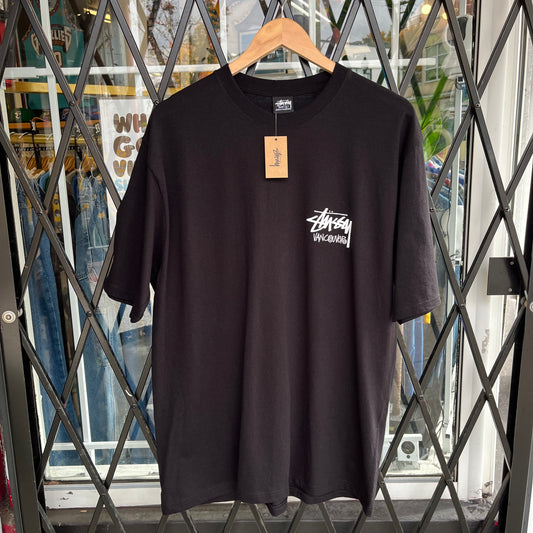 Stussy Stock Vancouver Tee Black - Size L