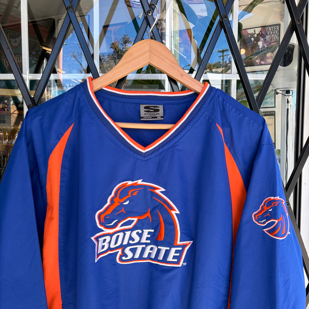 Vintage Boise State Pullover Windbreaker - Size M