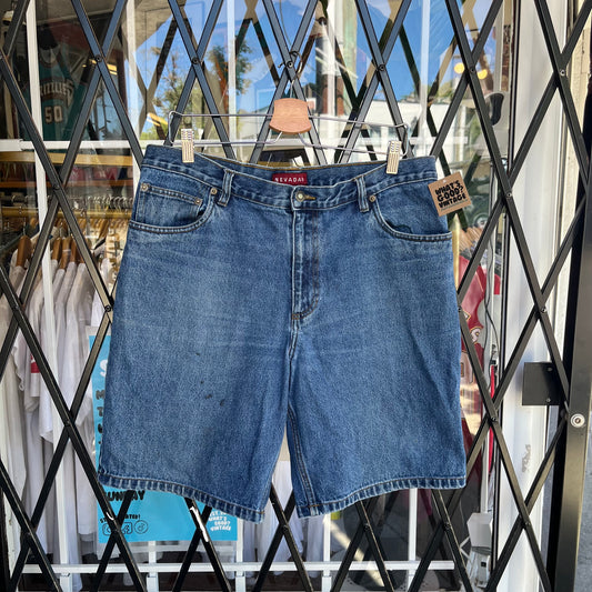 Vintage Nevada Denim Shorts - Size 36W
