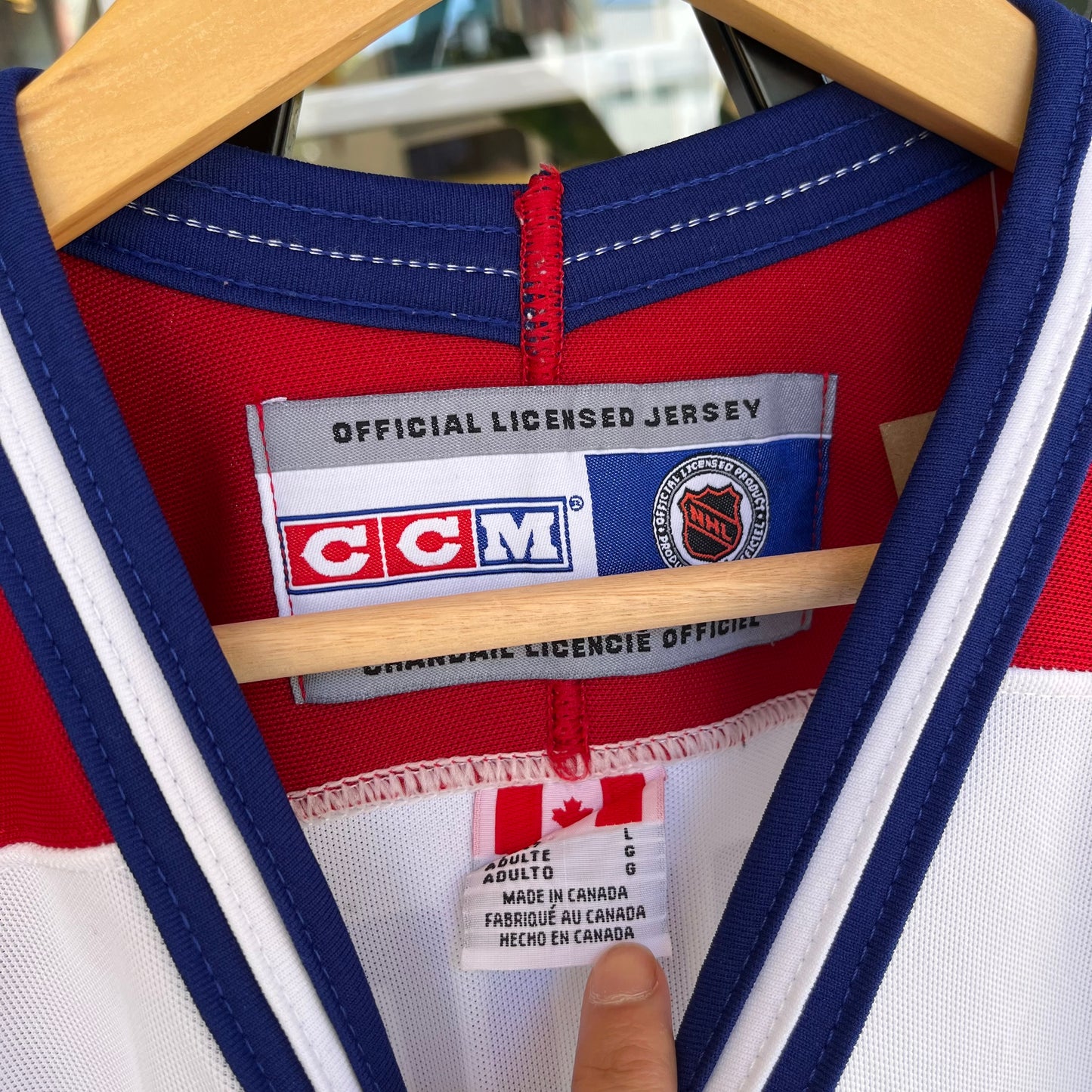 Vintage Montreal Canadiens Guillame Latendresse Jersey - Size L