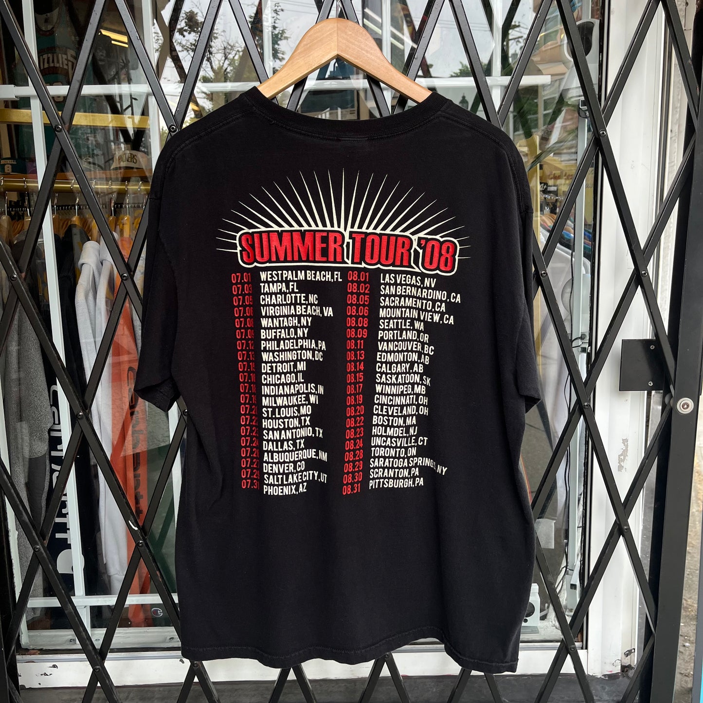 2008 Buck Cherry Tour Tee - Size XL