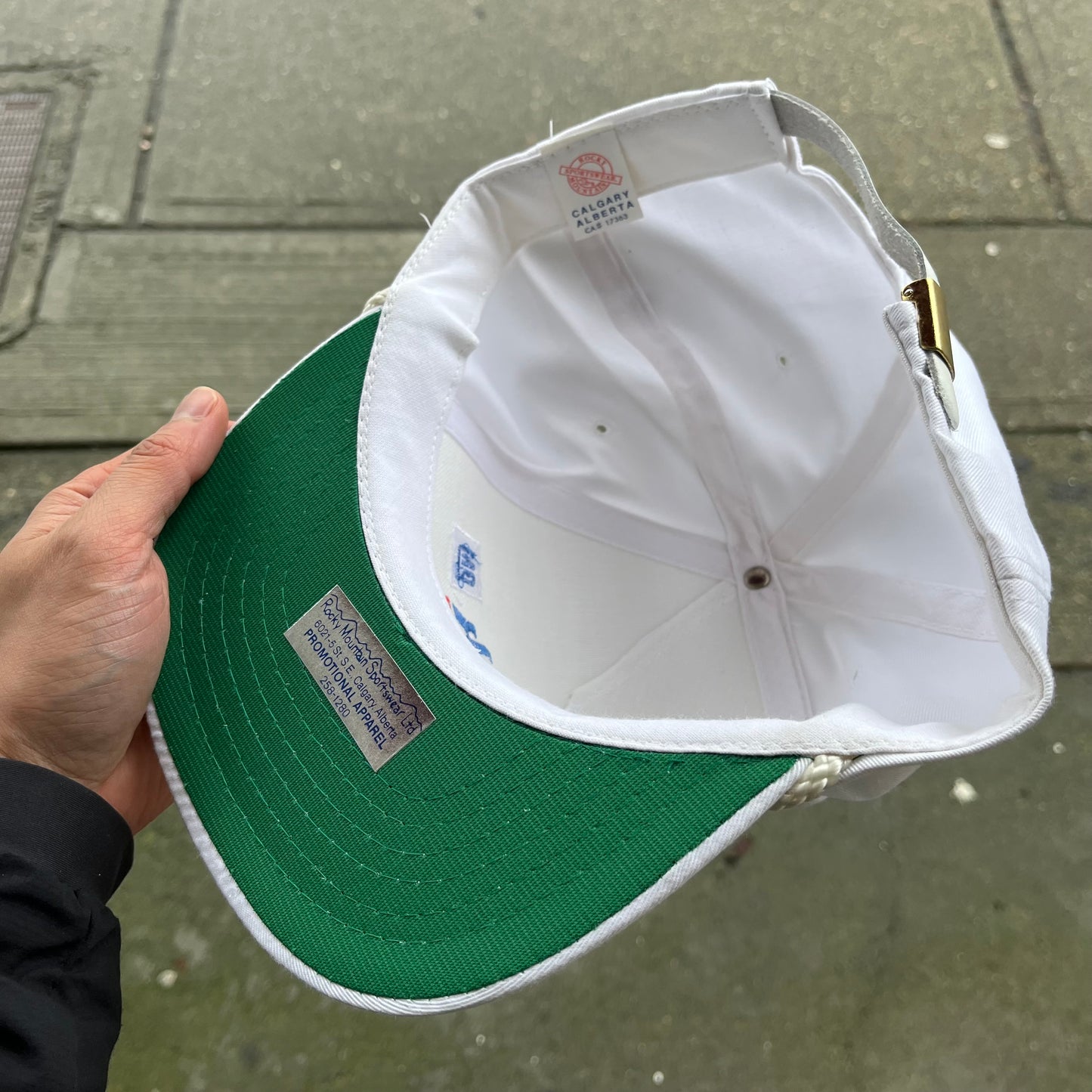 Vintage Dealership Dueck on Marine Strapback Hat